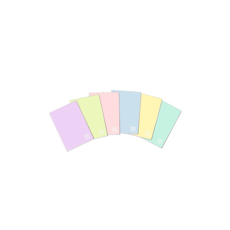 Quaderno Maxi One Color Pastello A4 - 80 g/m2 - 20+1 ff - 5 mm 6579 (Conf.10)