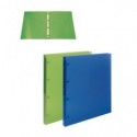 Raccoglitore trasparente 4 anelli Nikoffice in colori assortiti Ø 30 - rigato - 01NIK177/2 (Conf.12)