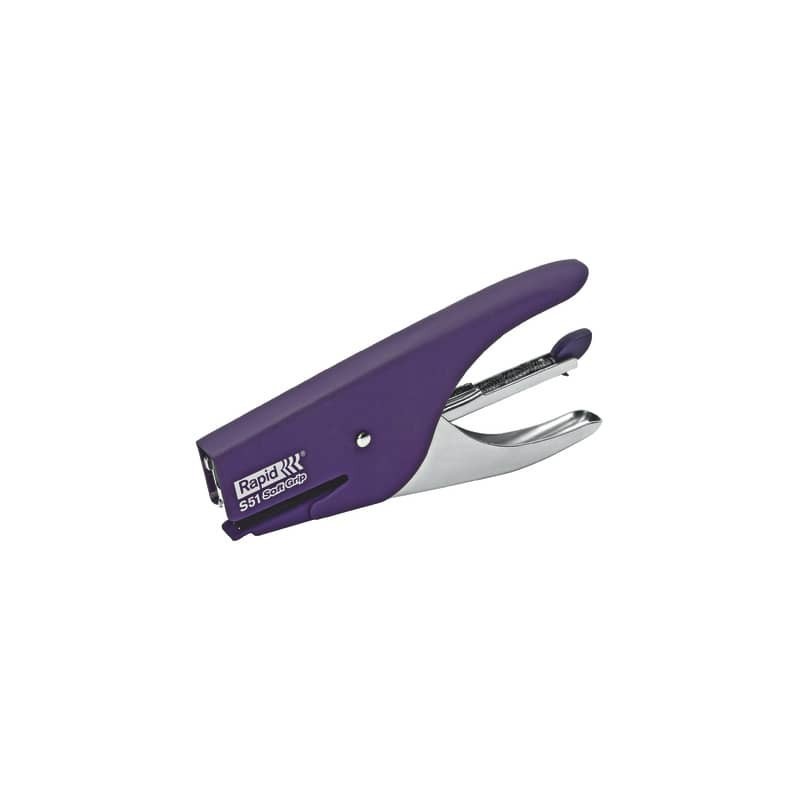 Cucitrice a pinza Rapid S51 SUPREME Soft Grip fino a 15 fogli viola 10538741