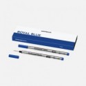 Refill per penne roller Montblanc punta fine - blu - conf. 2 pezzi - MB128232