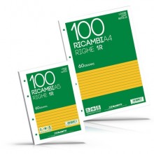 Ricambi Blasetti A4 - 50 fogli - rigatura A 1183