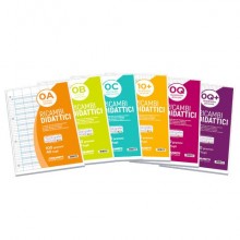 Ricambi in PVC Blasetti Didattico per quaderni ad anelli A4 - 100 g/m2 - 40 ff - 0C - 7433