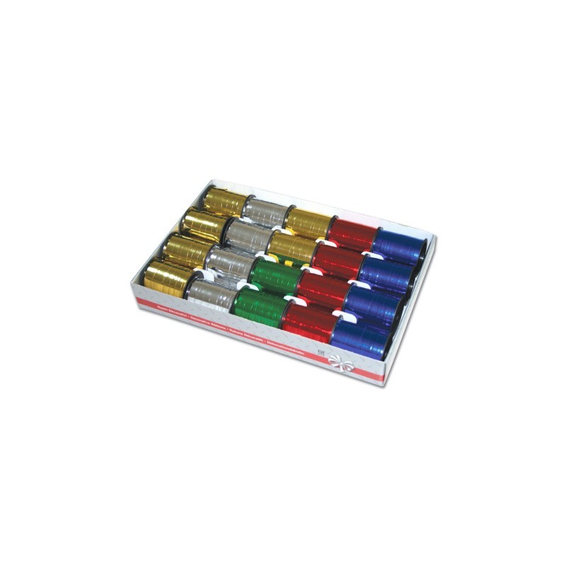 Rotolino nastro lucido Bolis Reflex 10x10 m - colori lucidi classici - conf. 20 pz - 65011073448