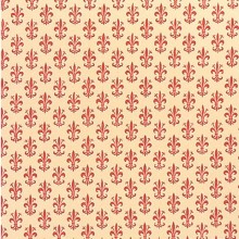 Rotolo carta lavabile per cassetti Sadoch - 50 cm x 5 m fantasia giglio rosso - X33X5-776