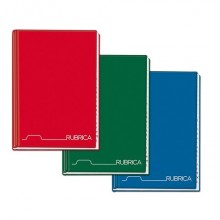 Rubrica cartonata Blasetti a fogli fissi - 1R - 70 g/m2 A5 - 288 fogli 1371