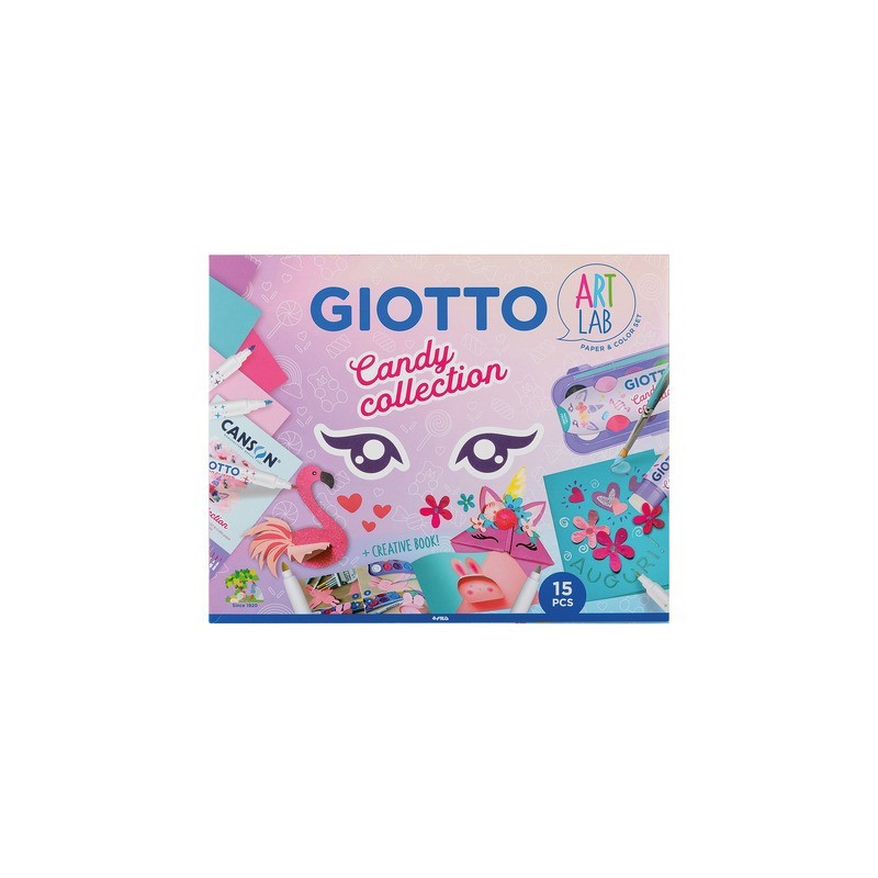 Scatola Giotto Art Lab CANDY COLLECTION 27 elementi assortiti F582400