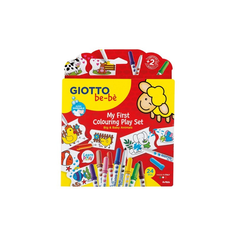 Scatola Giotto be-bè MY FIRST COLORING PLAY SET 14 colori assortiti F470900