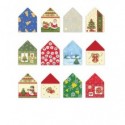 Segnapacco con busta in scatola trasparente conf. 200 pz Ellebi - Sadoch 7,5x5,5 cm - 20488