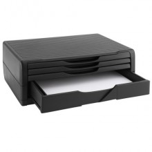 Supporto per stampante laser Curtis con 4 vani portafogli 675660