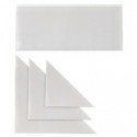 Tasca autoadesiva triangolare Sei Rota formato 10x10 cm - conf. 10 pezzi - 318123