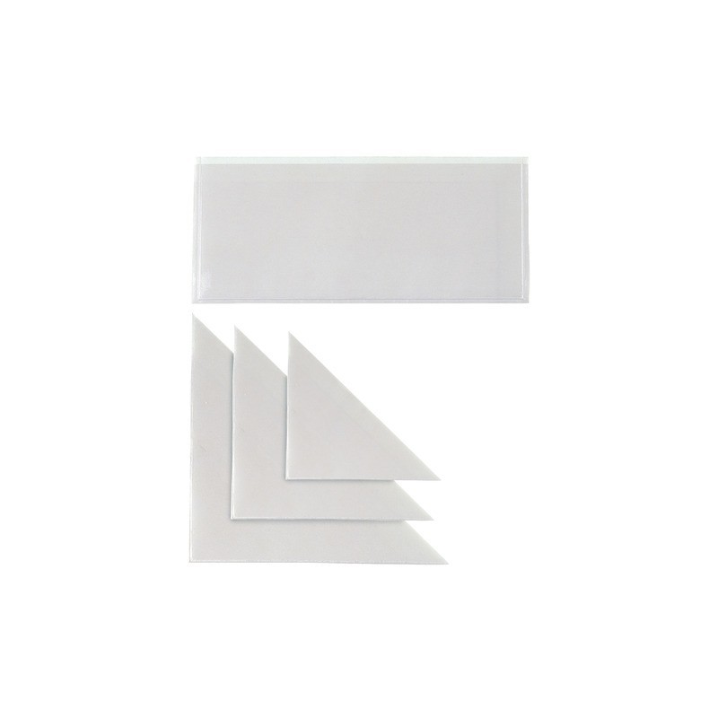 Tasca autoadesiva triangolare Sei Rota formato 10x10 cm - conf. 10 pezzi - 318123
