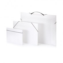 Valigetta polionda Favorit Portfolio in PPL neutro con elastico 72,5x52,5x1 cm - 100501112