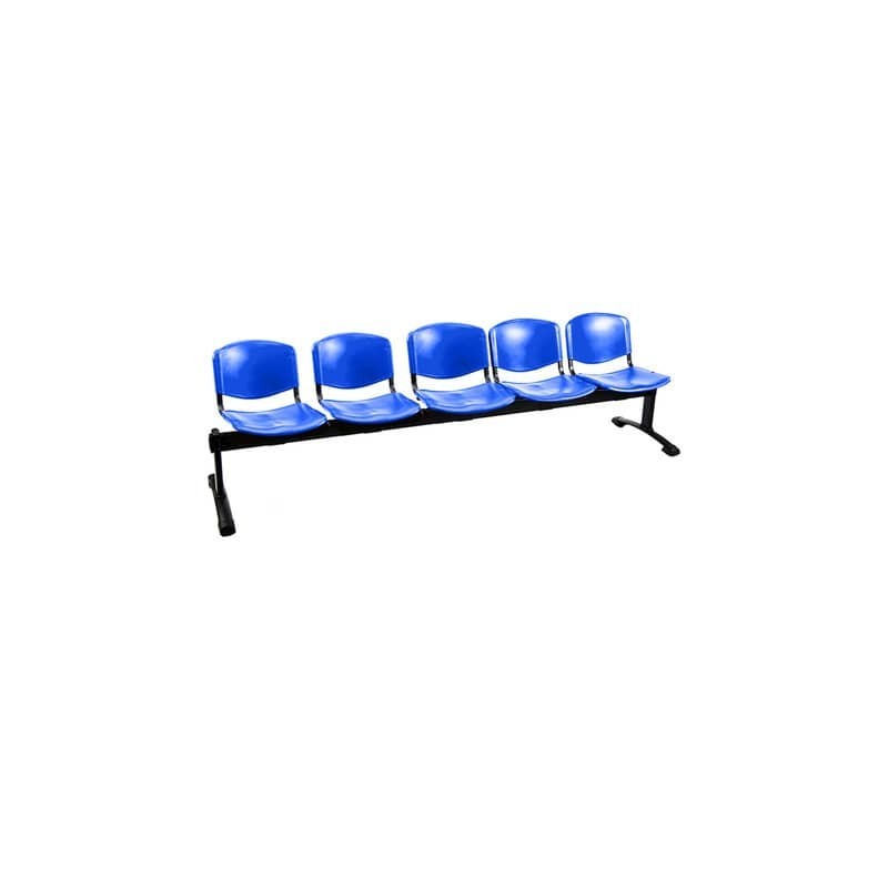 Panca 5 posti attesa Unisit Dado D5P5P - PPL blu D5P5P/BL