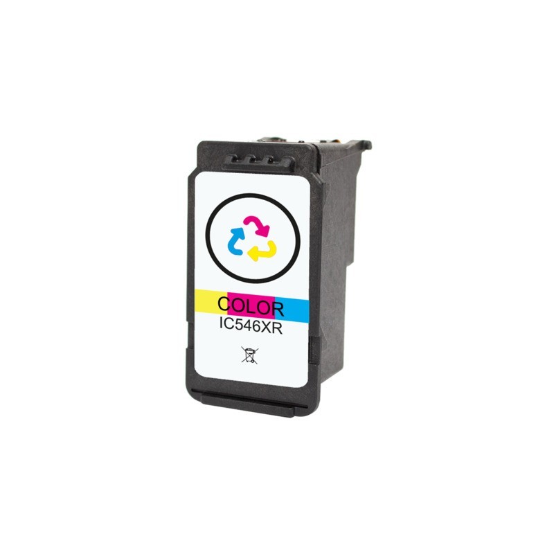 Cartuccia Aster rigenerata Canon CL-546XL - 8288B001 - colori ciano/magenta/giallo - IC546XR