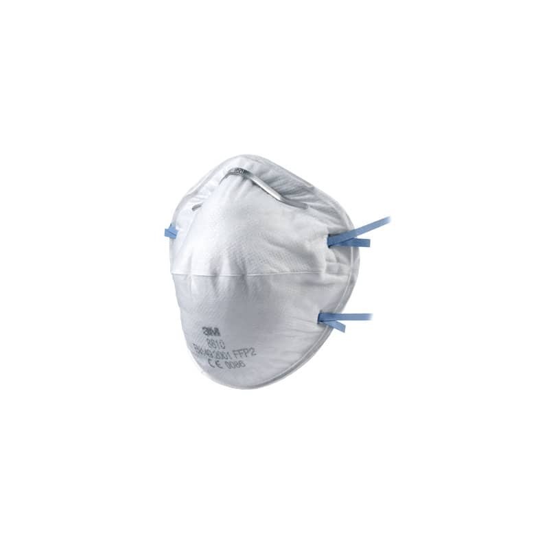 Respiratore per carteggiatura a mano 3M serie 8000 Classic FFP2 senza valvola - Conf. 20 pezzi - 8810