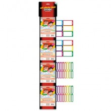 Cravatta da 40 buste di etichette Markin per la scuola personalizzabili - 2 misure assortite - X120PERS-ESP40