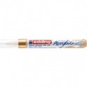 Marcatore acrilico Edding 5100 - punta tonda 2-3 mm tratto medio - oro-prezioso - E-5100 924