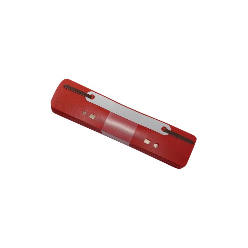 Pressini fermafogli Q-Connect 34x150 mm rosso conf. da 25 - 2012500310