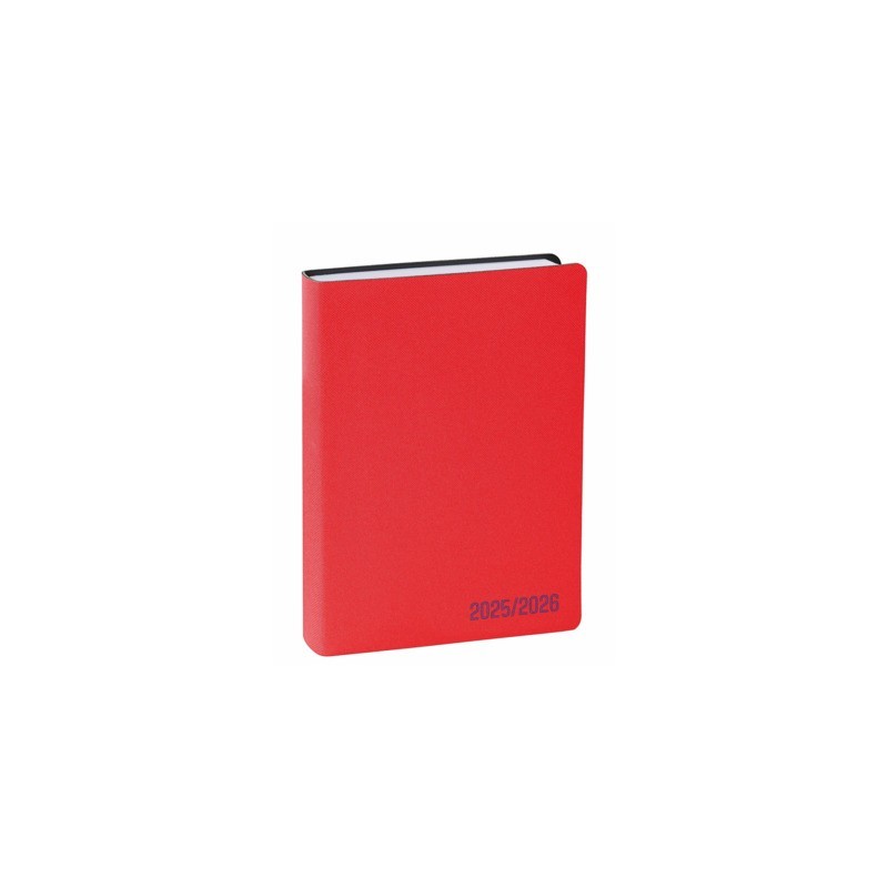 Agenda giornaliera Quo Vadis 12 mesi Eurotexagenda 25/26 M Galaxy rosso - 12x17 cm - 128157026MQ