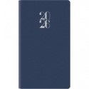 Agenda settimanale 2027 Egadi copertina gommata 8x14 cm Gommato blu - 27-125FT-C10