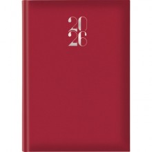 Agenda 2026 Settimanale 17x24 cm Gommato rosso 26-054800403C