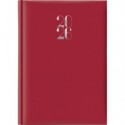 Agenda giornaliera 2027 Egadi s/d separati copertina gommata 14,3x20,5 cm rosso rubino - 27-225FT-C21