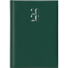 Agenda 2026 giornaliera gommato s/d abbinati 14,3x20,5 cm verde 26-064000404C