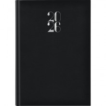 Agenda 2026 settimanale gommato 17x24 cm nero 26-054800406C
