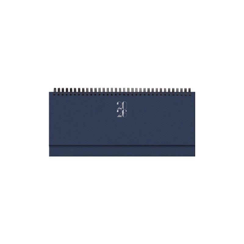 Planning settimanale spiralato 2027 Egadi copertina gommata 29,8x10,5 cm blu - 27-430FT-C10
