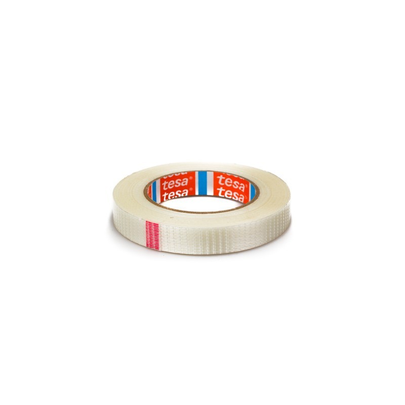 Nastri adesivi per la spedizione tesa trama bidirezionale 250 N/cm trasparente rinforzato 19 mm x 50 m - 04591-00001-00
