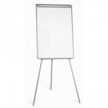 Lavagna magnetica a fogli mobili con treppiede Q-Connect 70x100 cm plastica grigio - KF04166