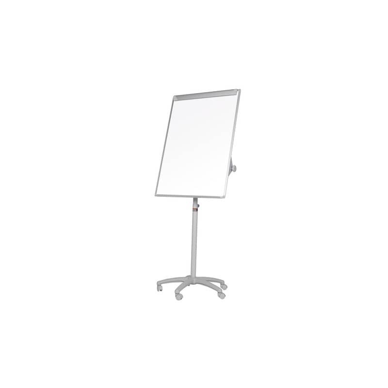 Lavagna a fogli mobili con 5 ruote Q-Connect cancellabile acciaio laccato 70x100 cm grigio - KF04159