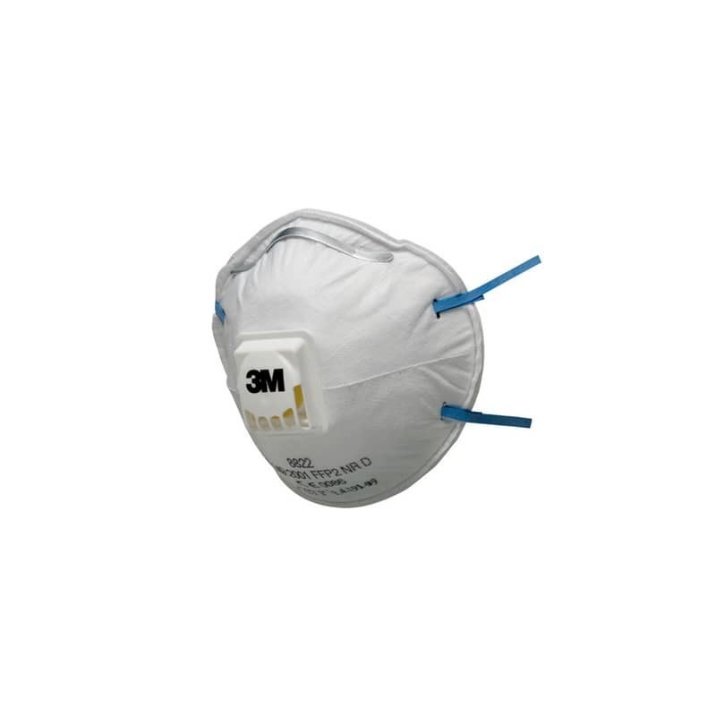 Maschera facciale monouso Moulded 3M serie 8000 Classic con valvola FFP2 conf. 10 pezzi - 7100142986