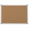 Pannello in sughero Q-Connect con cornice in alluminio 120x90 cm - KF03562