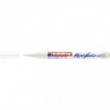 Marcatore acrilico Edding 5300  - punta tonda 1-2 mm tratto fine - bianco-traffico - E-5300 922