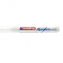 Marcatore acrilico Edding 5100 - punta tonda 2-3 mm tratto medio - bianco-traffico -E-5100 922