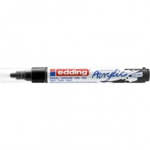 Marcatore acrilico Edding 5100 - punta tonda 2-3 mm tratto medio - nero-intenso- E-5100 901