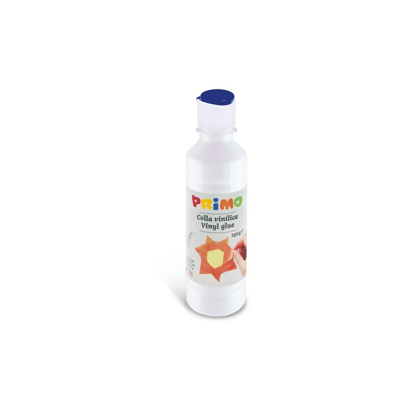 Colla vinilica Primo in bottiglia con tappo dosatore - 250 g - conf. da 6 - 3302CV250