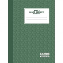 Banca conto corrente scalare O.C.L. 17x23 cm 20 fogli - 0587