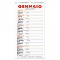 Calendario da muro O.C.L. 16x34 cm -  1400 (Conf.5)