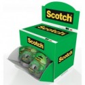 Espositore 72 nastri adesivi Scotch® Magic maxi chiocciola - 19 mm x 15 m - 7100131818