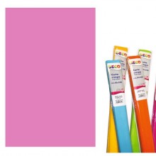 Carta crespa Deco 50x250 cm - 40 g/m² - rosa - 10713/08 (Conf.10)