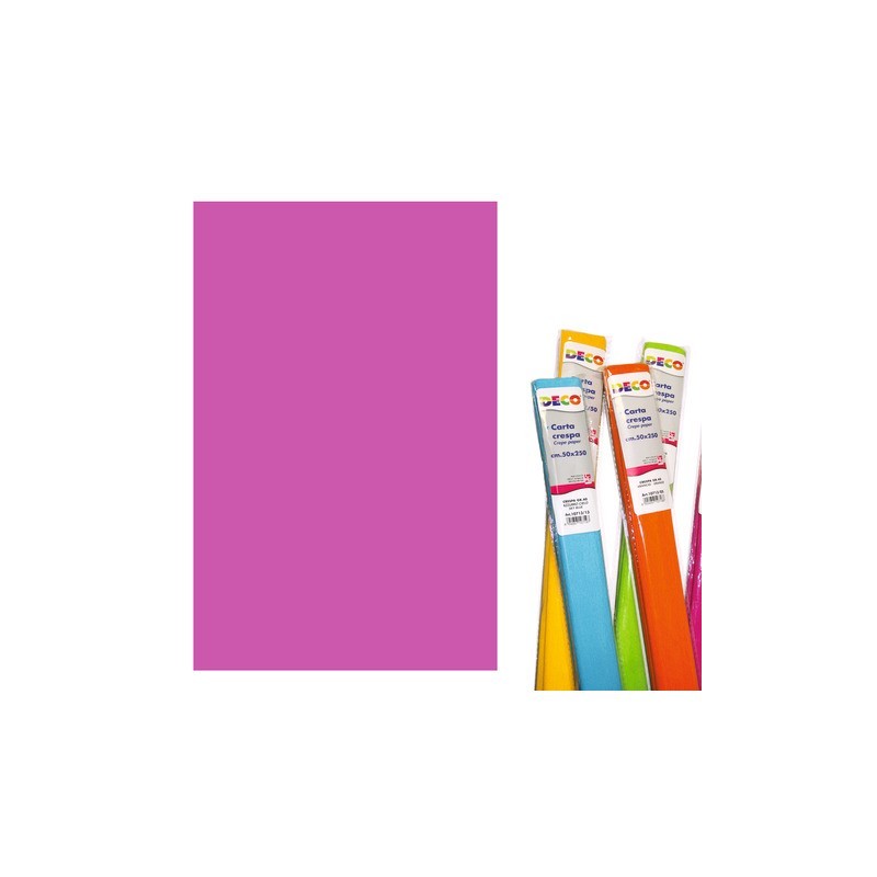 Carta crespa Deco 50x250 cm - 40 g/m² - violetto - 10713/11 (Conf.10)
