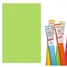 Carta crespa Deco 50x250 cm - 40 g/m² - verde chiaro - 10713/16 (Conf.10)