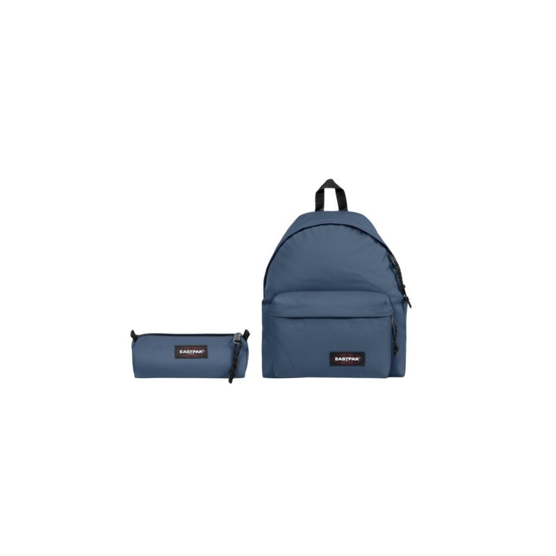 Set 2 zaini + 2 astucci Eastpak Padded Pak'r® e Benchmark Single Bouncing Blue