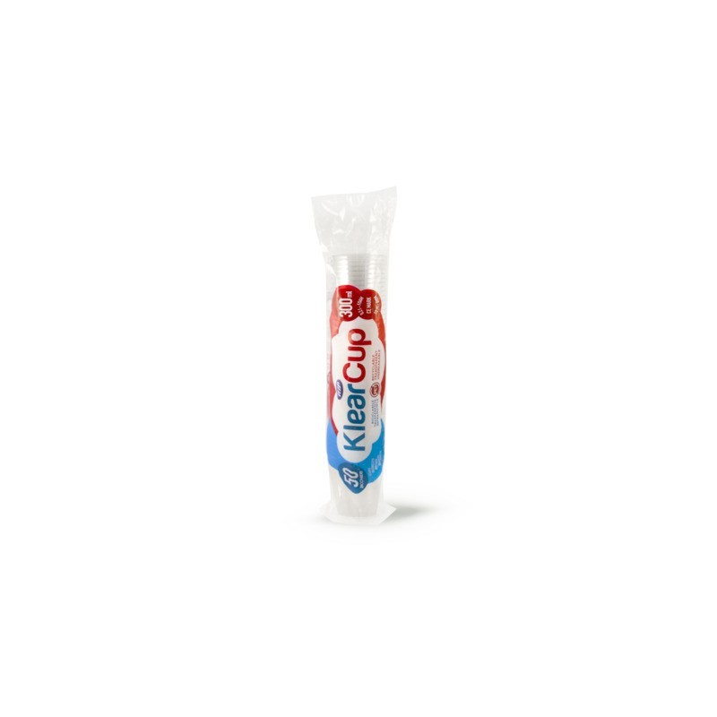 Bicchieri trasparenti in PET KlearCup 300 cc - conf. 50 pz - 62187