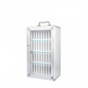 Armadietto portacellulari da 36 posti in alluminio Iternet con serratura 29x19x50 cm - 3449