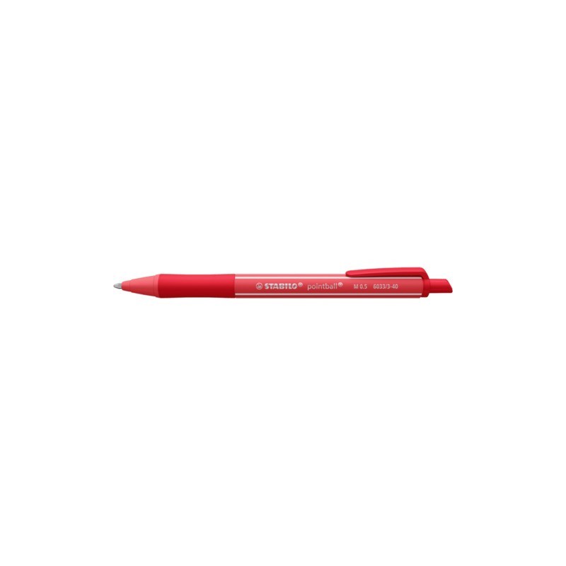 Penna a sfera a scatto Stabilo Pointball Colorful 0,5 mm ruggine - 6033/3-40 (Conf.10)