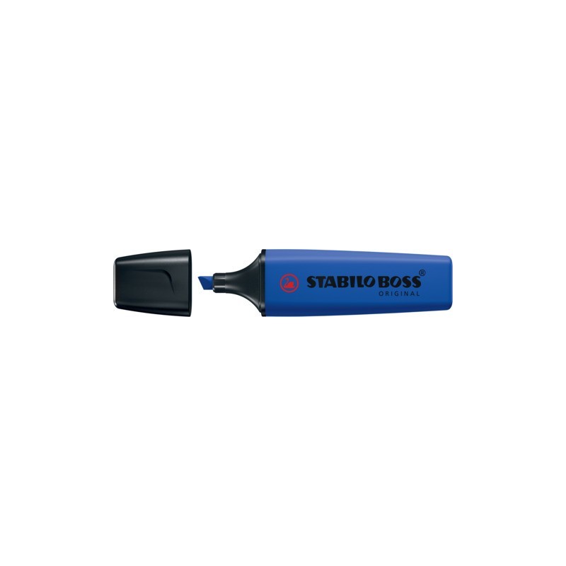 Evidenziatori Stabilo Boss Nature Colors Wildflowers Edition 2-5 mm  - conf. 10 pezzi - blu elettrico - 70/132