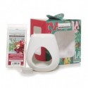 Set bruciatore Yankee Candle per cera da fondere Mistletoe Charm - 2655957E (Conf.4)